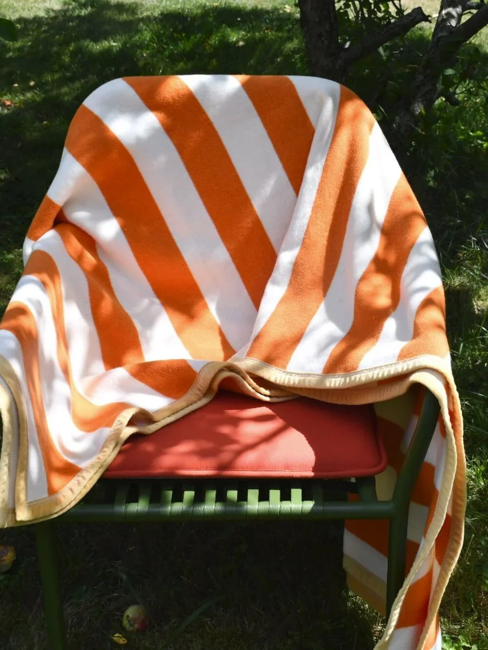 Grace Atwood Orange Cream Striped ChappyWrap (large)